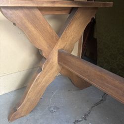 Vintage Solid Wood Casual Dinner/Kitchen Table