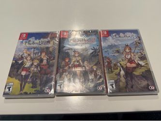 Atelier Ryza nintendo switch whole series brand new 1 2 3