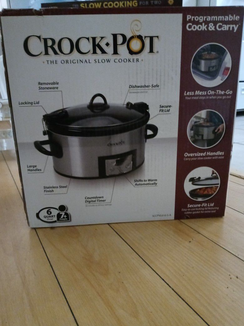 Brand New Crock Pot With Book Included