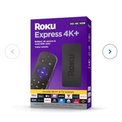 NEW**,** ROKU EXPRESS 4K+ **** NEW