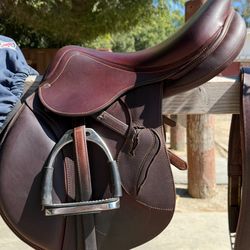 Like New 2023 Antares Contact 17.5 Saddle Full Buffalo grain