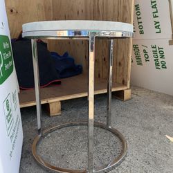 Marble End Table Pair Of 2