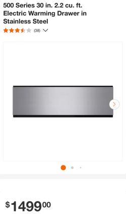 Bosch 500 Series 30 in. 2.2 cu. ft. Electric Warming Drawer in Stainless Steel