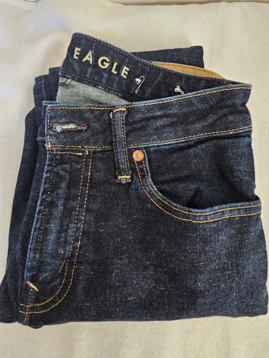 American Eagle Dark Blue Jeans - Size Men's 30X32