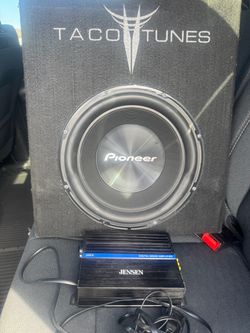 Sub and amp