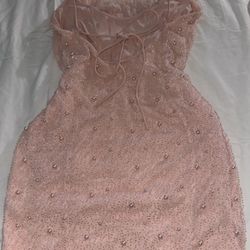 Mini Dress in Blush