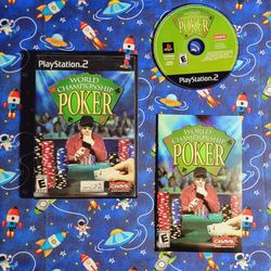 World Championship Poker PlayStation 2 PS2 Complete CIB Tested Clean