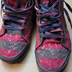 Nightmare On Elm Street Vans Size 8