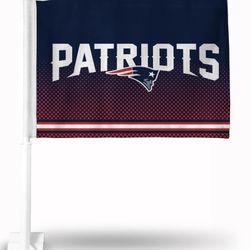 New NFL New England Patriots Novelty Car Flag