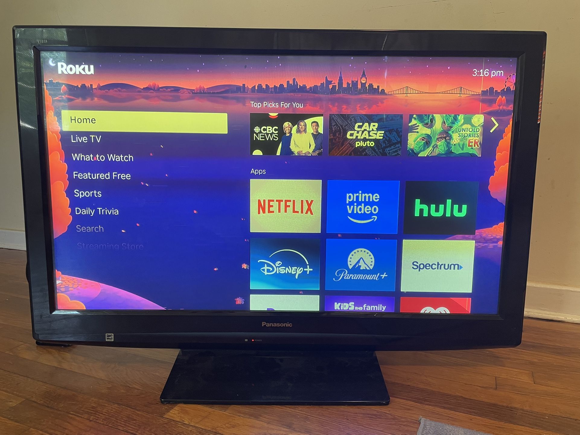 42” Panasonic Plasma Tv
