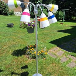 Colorful 5 Light Medusa MCM Floor Lamp.