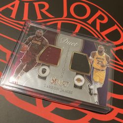 LEBRON James Dual Patch Cavaliers/Lakers 
