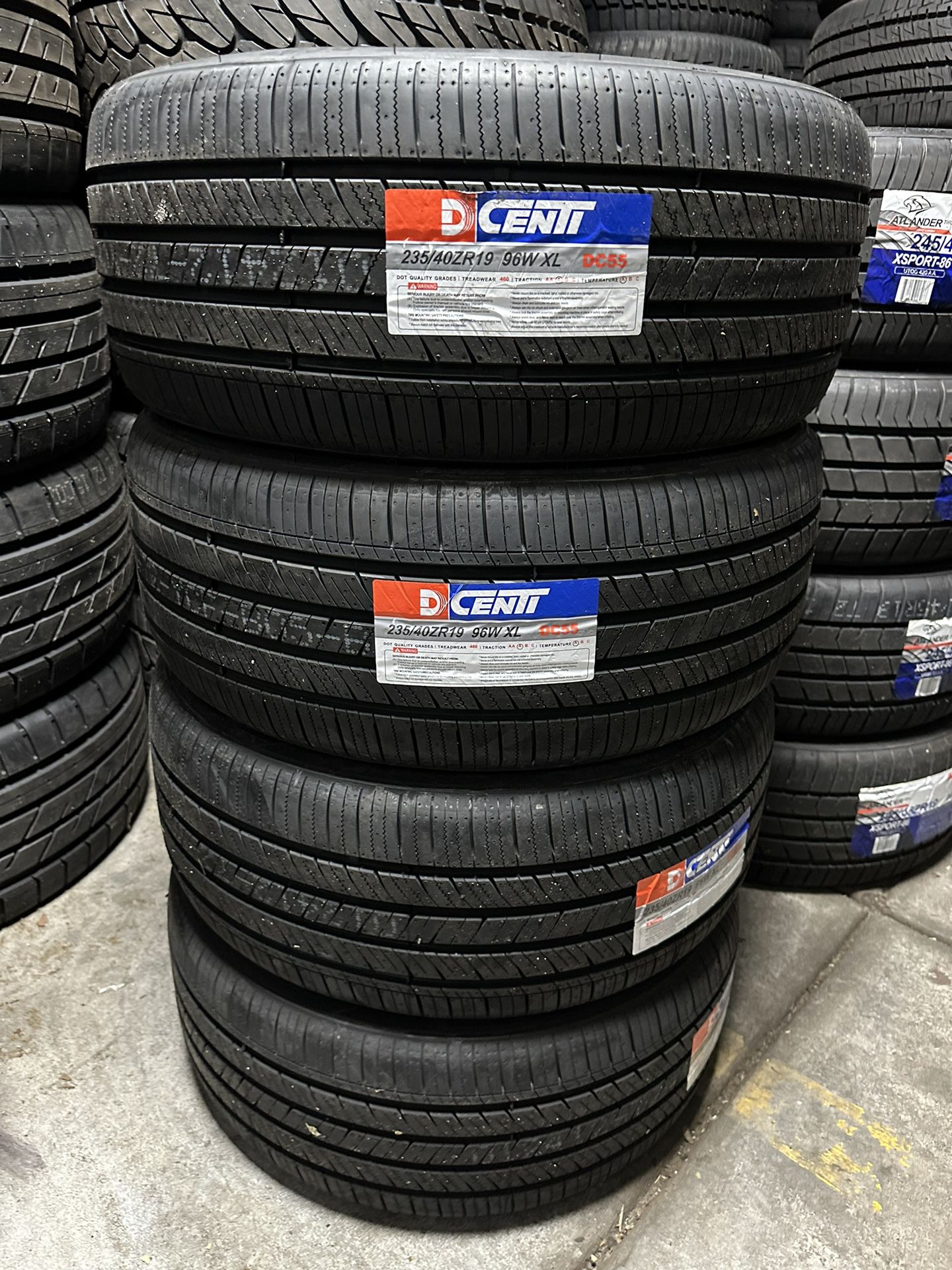 235-40-19 DCENTI ALL-SEASON TIRE SETS ON SALE‼️ ALL MAJOR BRANDS AND SIZES AVAILABLE‼️