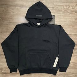 black essentials hoodie 