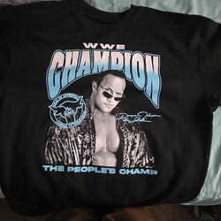 WWE The Rock Championship Crewneck Sweatshirt