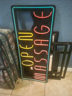 Open massage sign $10