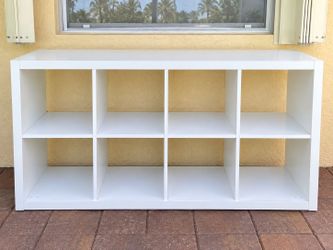 IKEA KALLAX 2x4 Cube Storage Shelf – White