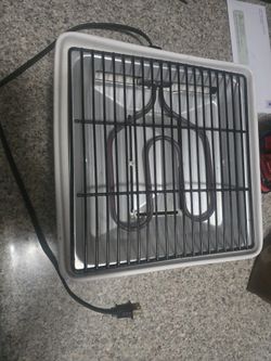 Ceramic tabletop grill