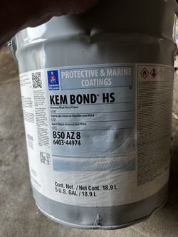 Kem Bond HS And Pro Industrial DTM Acrylic Paint