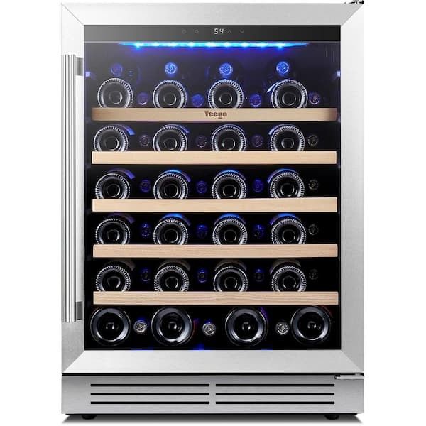 Yeego 24 in. Single Zone Built-In/Freestanding Wine Cooler