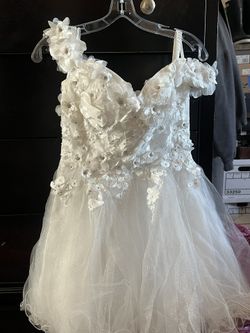 Party Dress In White