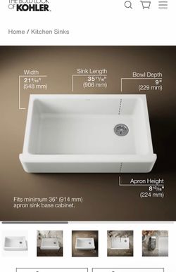 Kohler Whitehaven Farmhouse Sink