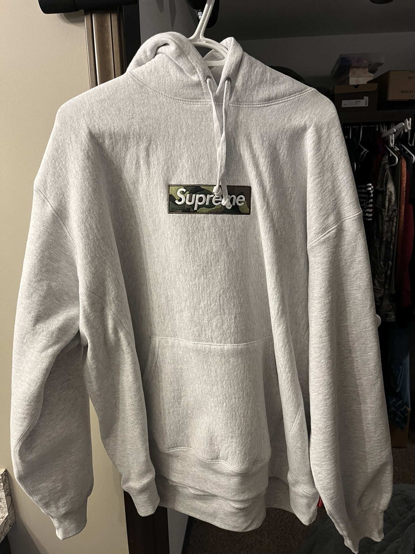 Supreme Camo Box Logo Hoodie 