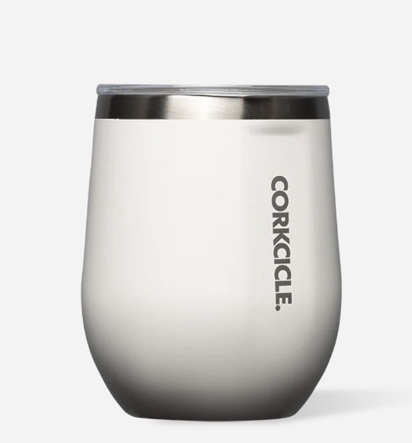 2 White  CLASSIC STEMLESS INSULATED WINE TUMBLER