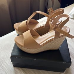Tan Wedges