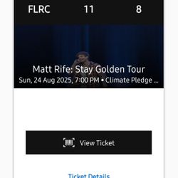 Matt Rife VIP Tickets AUG 24th SEATTLE