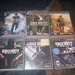 Call of duty playstation 3 game lot