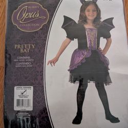 NWT Halloween Costume Pretty Bat Girls Size Large 12-14