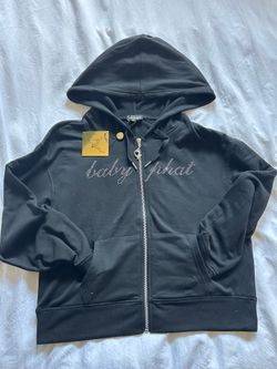 Baby Phat rhinestone zip up hoodie 🖤✨
