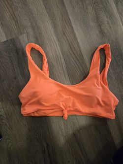 Neon Orange Swim Top