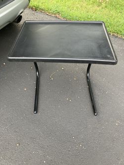 Black Folding TV Tray/Table 20”x15”