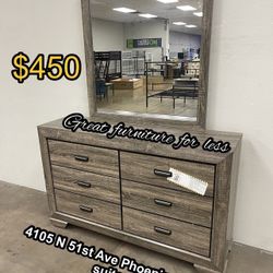 Dresser With Mirror Brand New