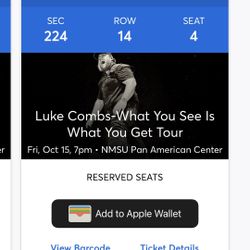 Luke Combs Tickets 
