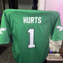 xl nike jersey eagles #1 hurts 