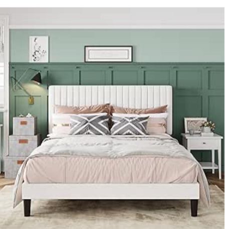 Queen Size Velvet Bedframe New