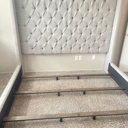 Light Gray Bed Frame