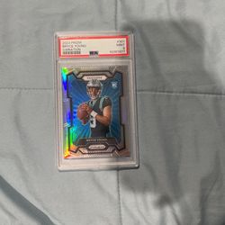 2023 BRYCE YOUNG VARIATION SILVER ROOKIE CARD