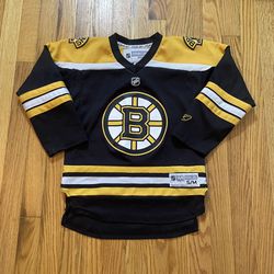 BOSTON BRUINS NHL Hockey JERSEY REEBOK YOUTH KIDS SIZE SMALL/MEDIUM S/M - BLACK