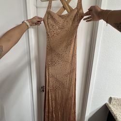 Brown Formal Dress Long