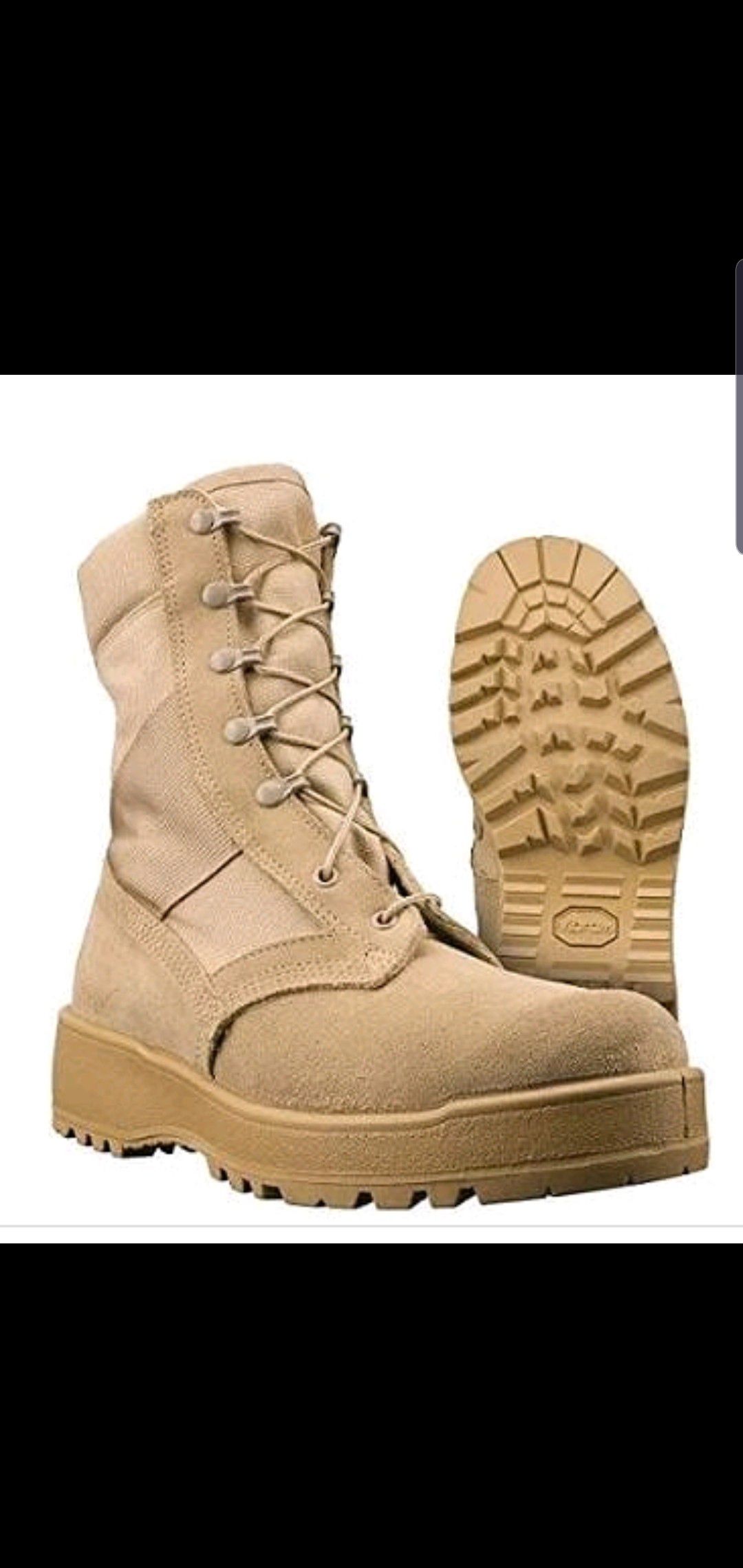 Size 10.5 female (8.5 male) Brand new standard issue army OCP combat boots