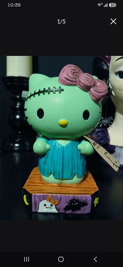 Hello Kitty Halloween Frankenstein Figurine