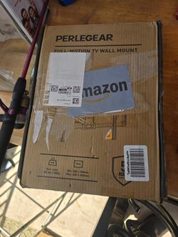 New Perlegear UL listed full motion tv wall mount for 42 - 90" tvs up to 132 lbs, heavy duty model PGLF8
