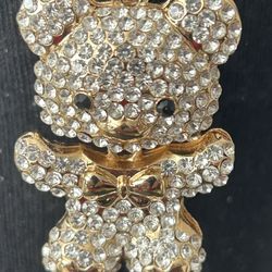 Teddy Bear Pendant Necklace 