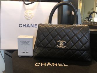 Coco Chanel Flap Bag Color Black