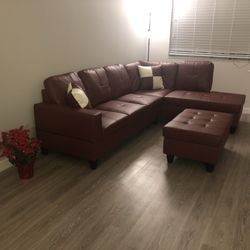 Leather sofa 