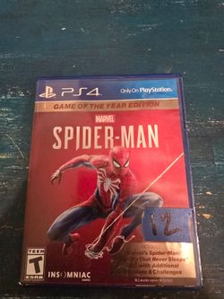 PS4 SPIDER MAN GAME